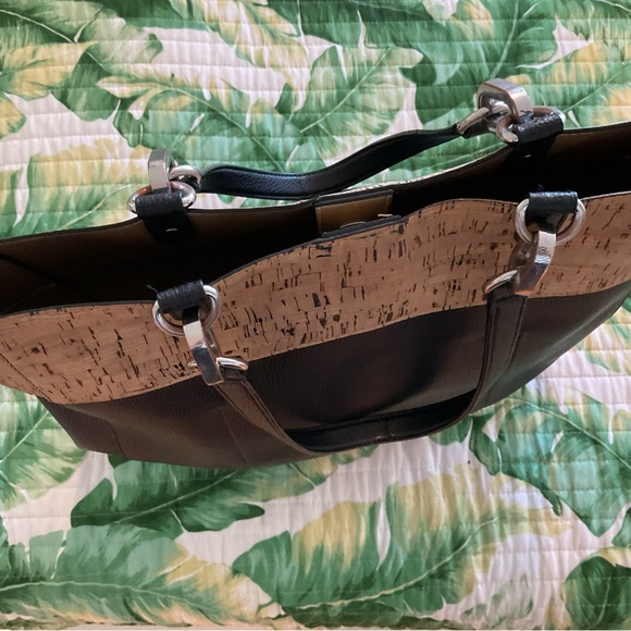 Ralph Lauren Black and Cork Tote Bag - Picture 9 of 13
